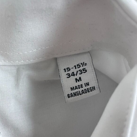 Calvin Klein White Active Performance Stretch Dress Shirt M a0966 - Picture 3 of 8